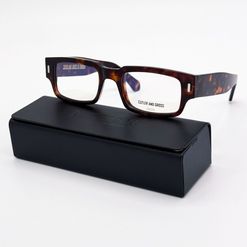 NEW CUTLER AND GROSS EYEGLASSES CG1325 003 HAVANA MEN EYEWEAR CUTLER AND GROSS